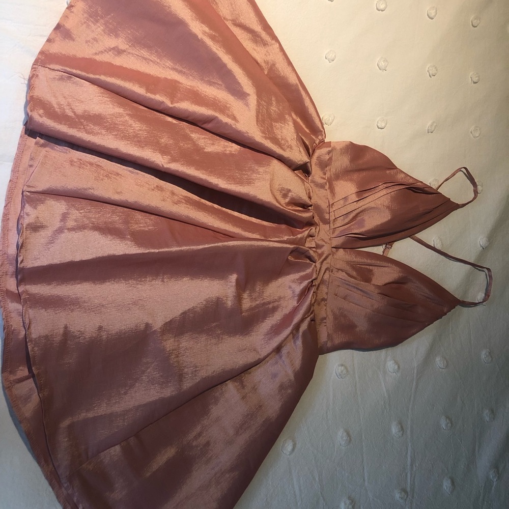 Blush pink prom dress - like new. Size S